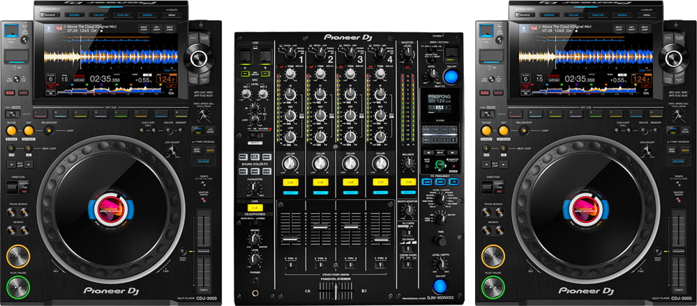 Pioneer CDJ 3000 complete - A9 as mixer
